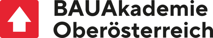 Logo of the BAU Academy Upper Austria