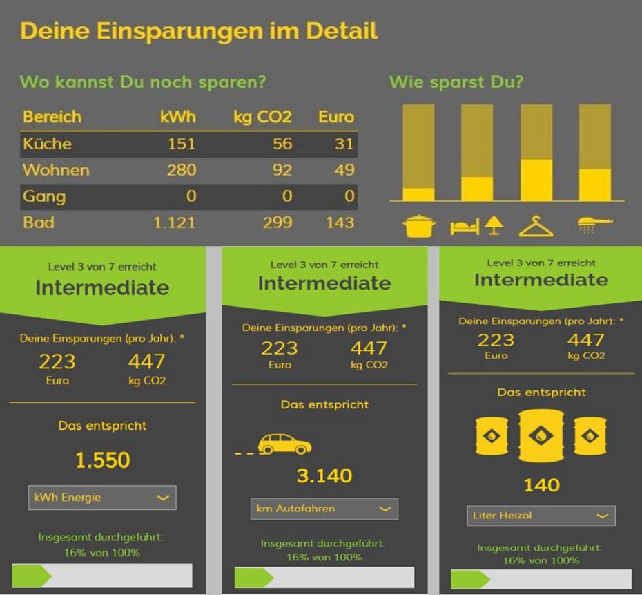 Screenshot: Einsparungen im Detail pro SchülerIn im SMERGYmeter